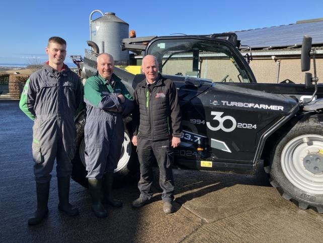 Craig and Alistair Hodge and Neil Ramsay West Scoutts Farm