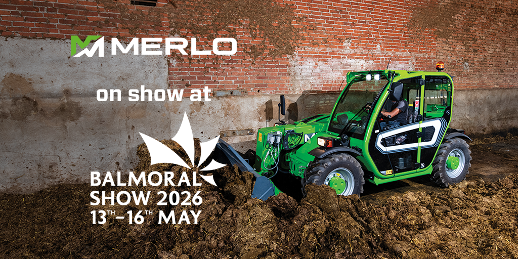 Merlo Showcases Compact Power at Balmoral Show 2026