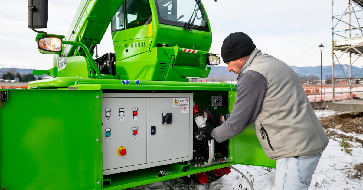 Merlo’s Plug In ROTO Telehandlers: Quiet, Clean, and Ready for the Future