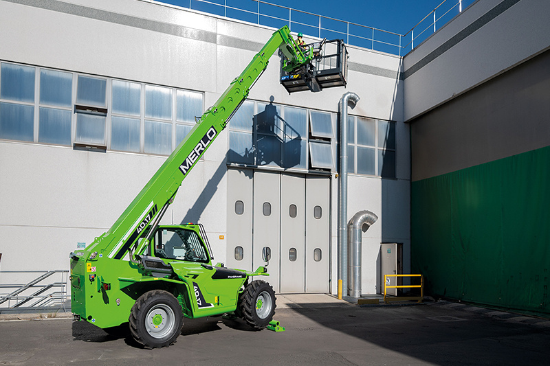 Discover Merlo's Stabilised Panoramic Range for the Construction Industry